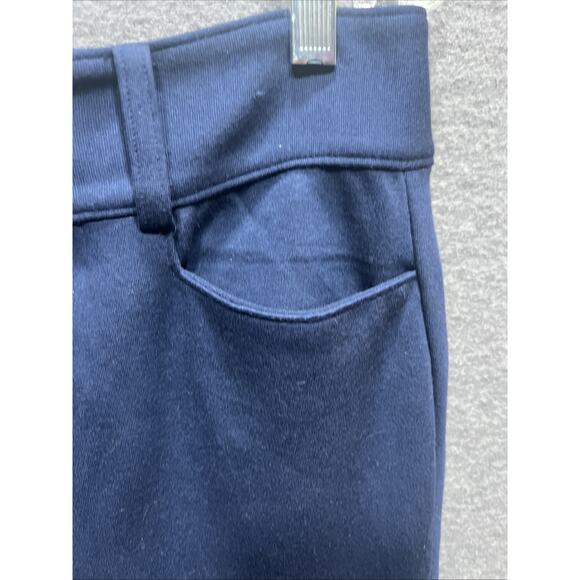 Lauren Ralph Lauren Petite Navy Blue Slim Leg Ankle Pants Zipper Pocket Size 6P - Picture 5 of 11